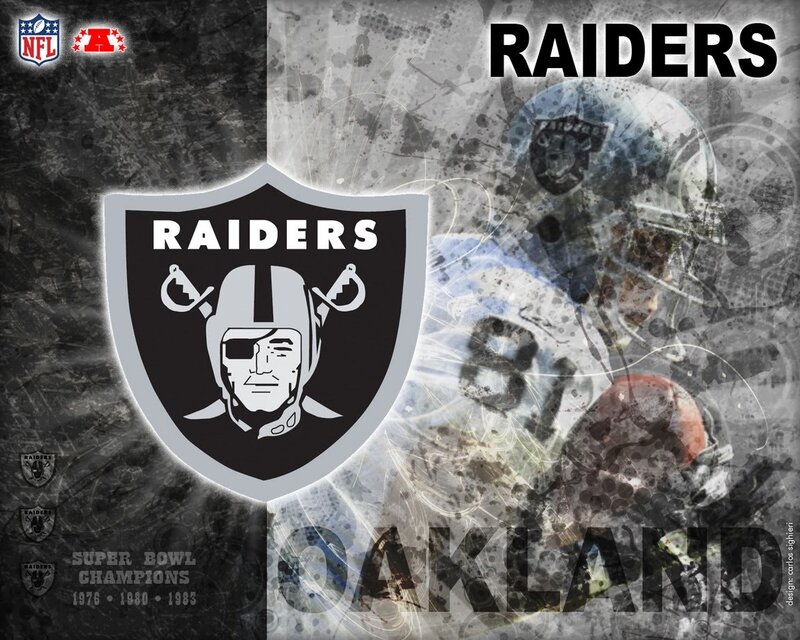 Oakland Raiders Logo — Black
