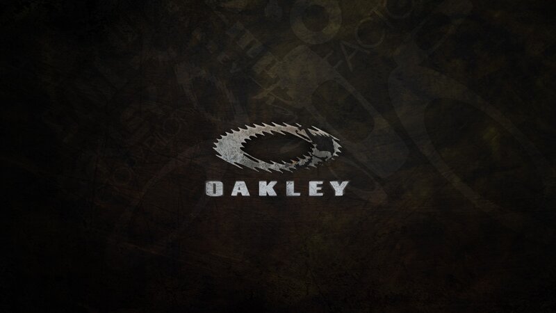 Oakley Logo on Dark Background — Black