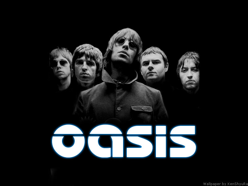 Oasis band logo and members