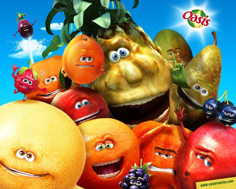 Oasis fruit characters