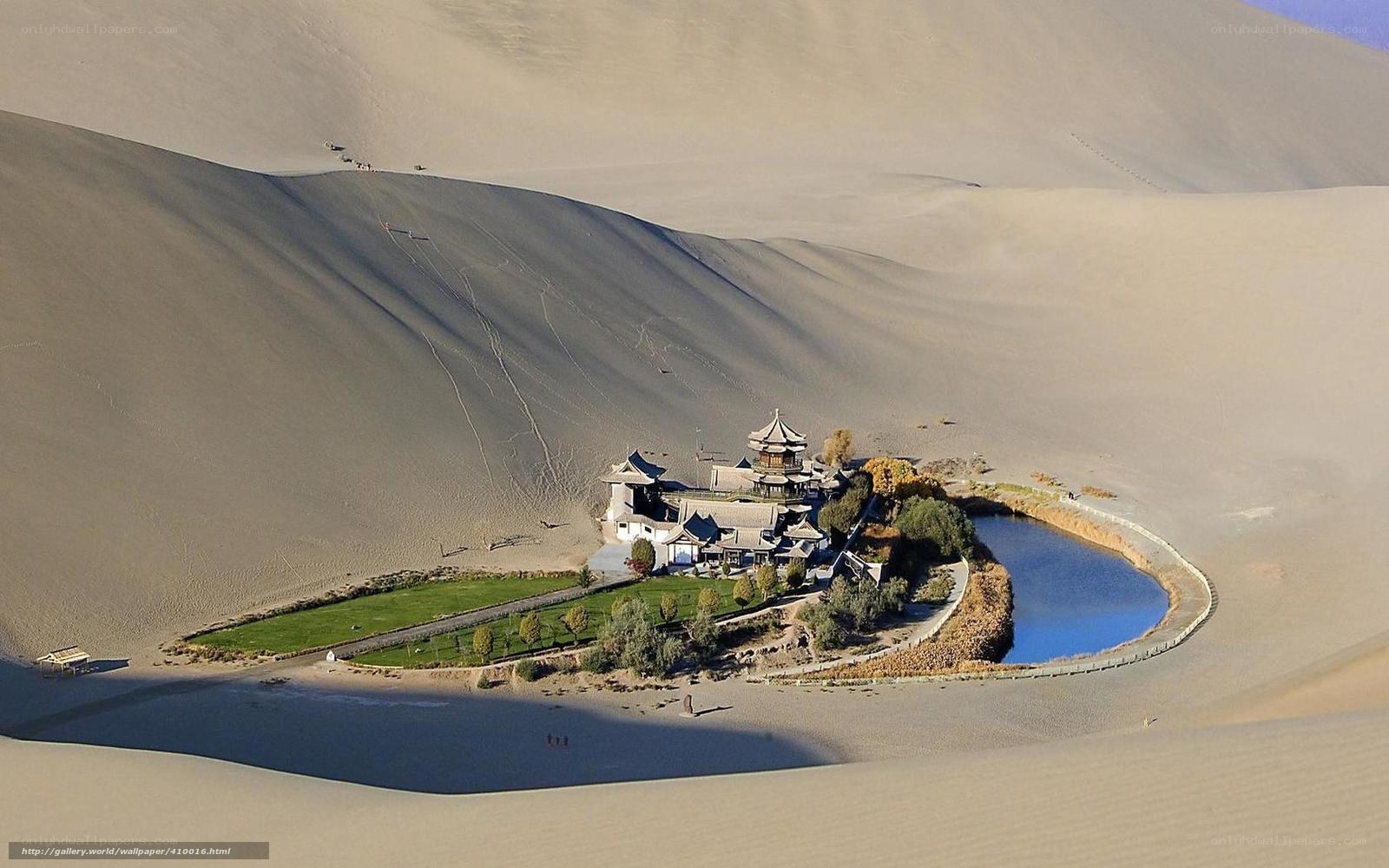 oasis in the desert