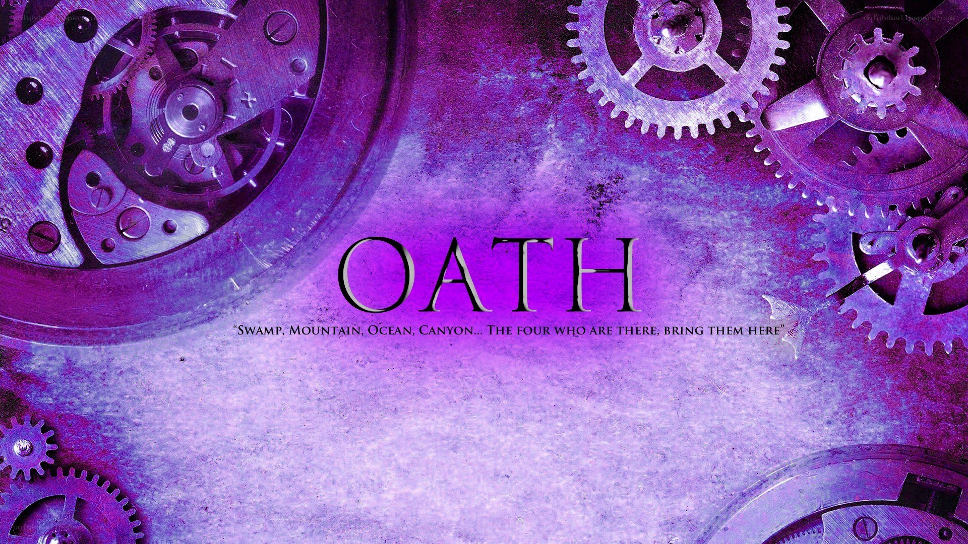 Oath with gears