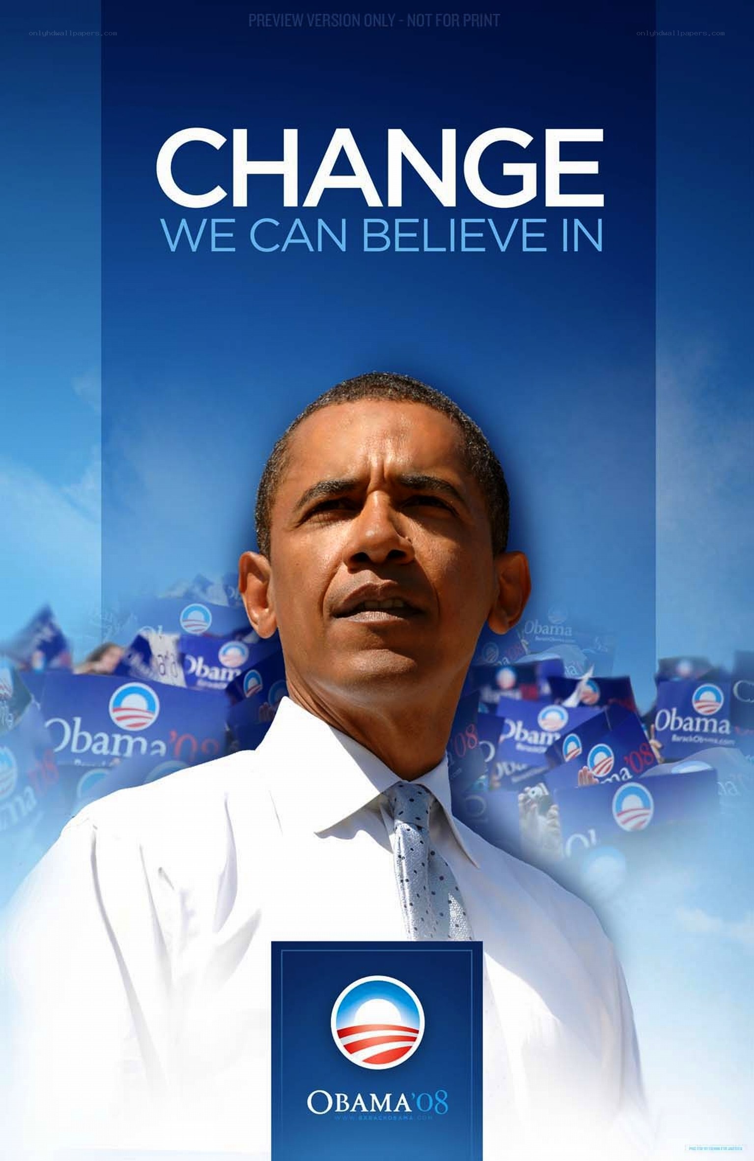 Obama '08 campaign poster