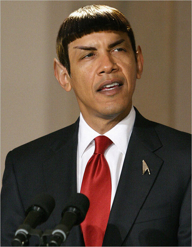 Obama as Spock