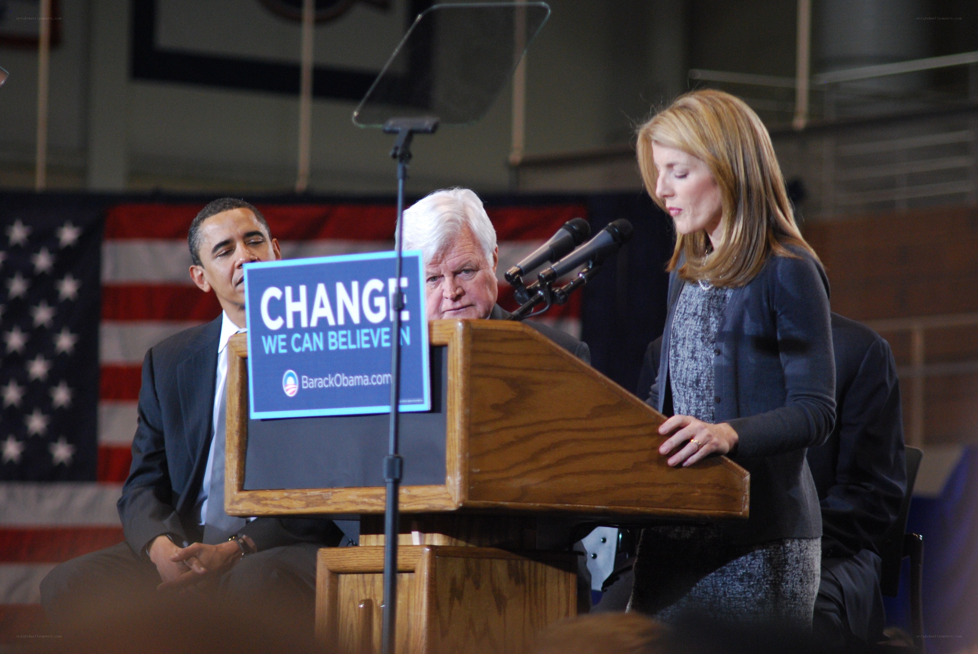 Obama at campaign event