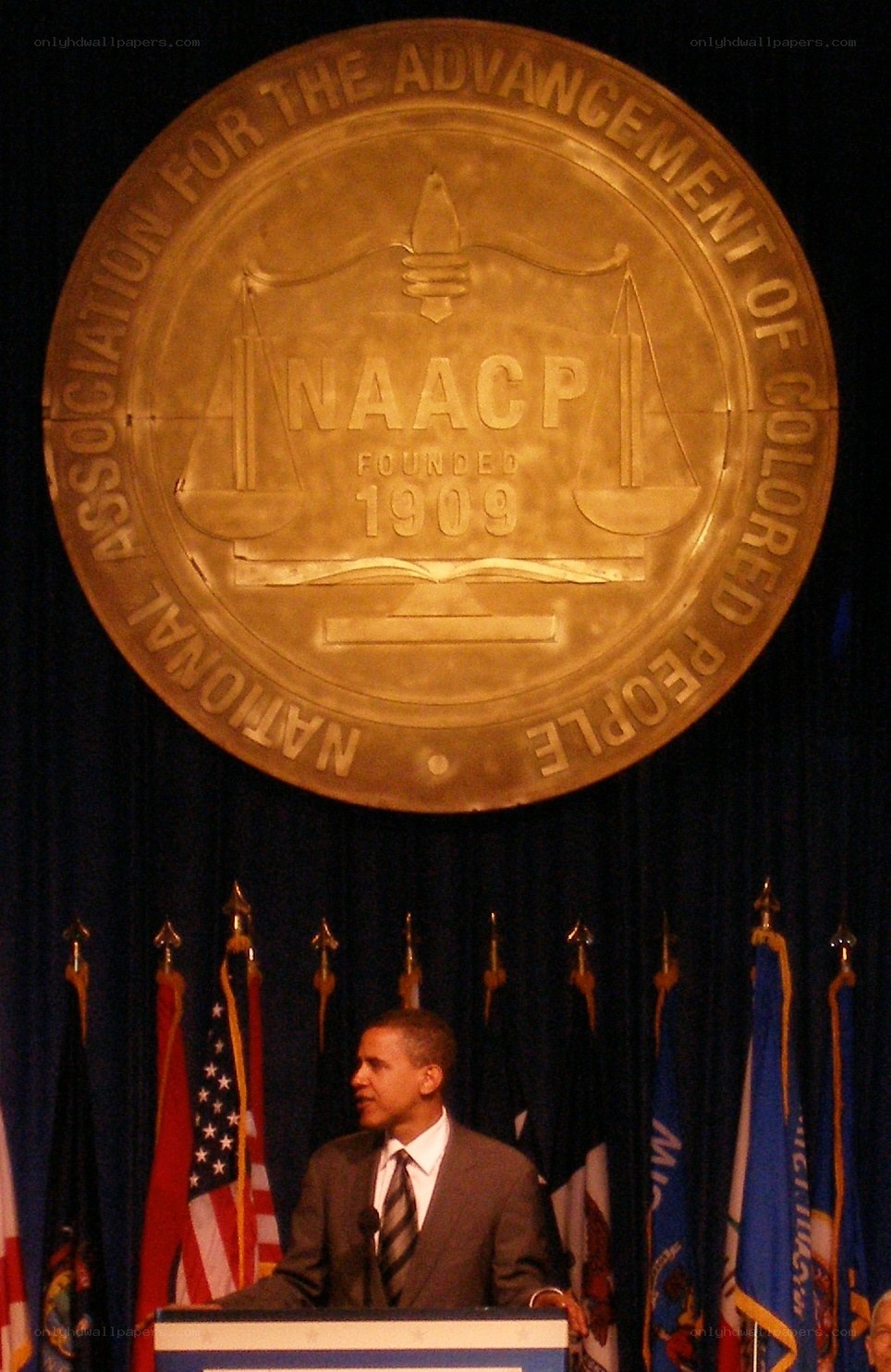 Obama at NAACP event