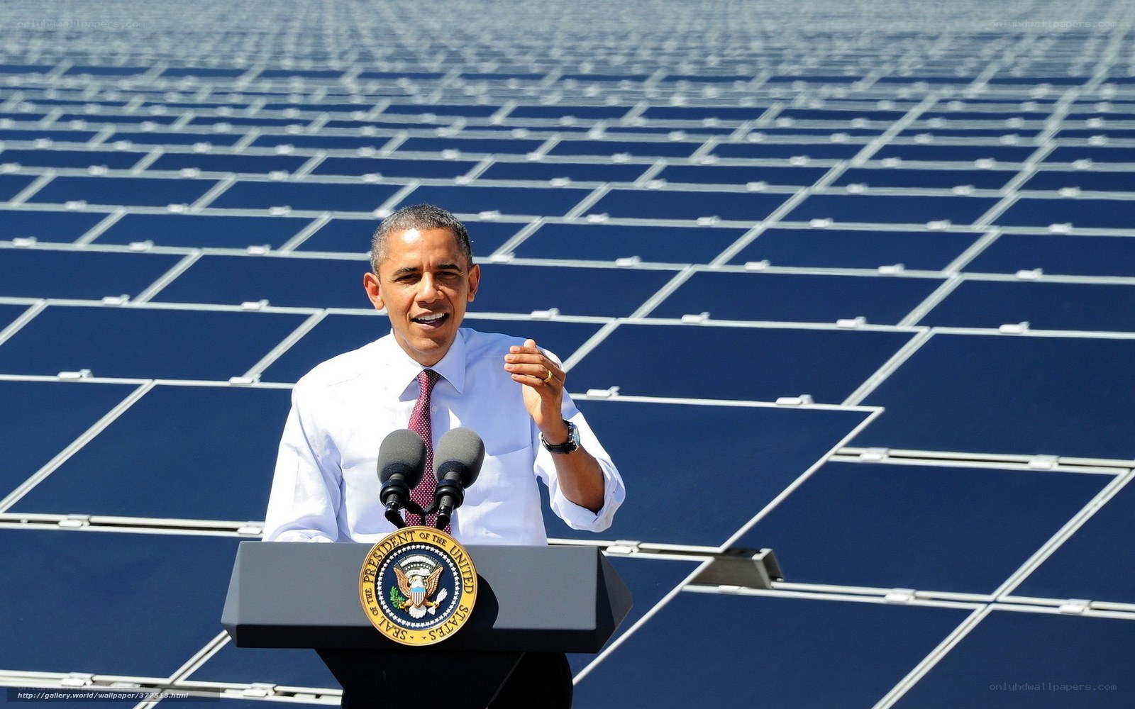 Obama at solar energy event