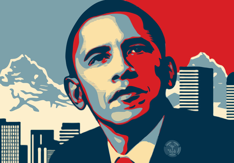Obama campaign portrait