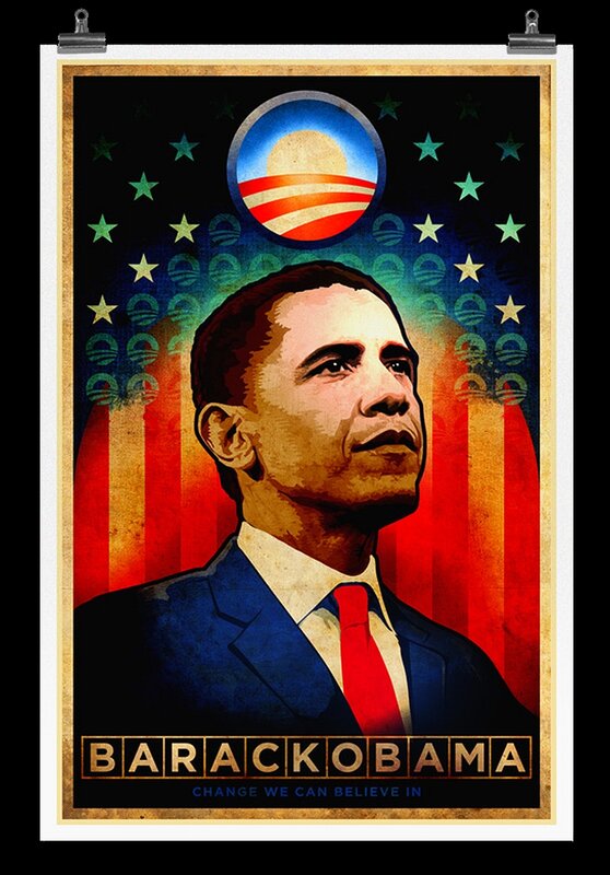 Obama campaign poster