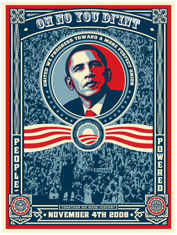 Obama campaign poster