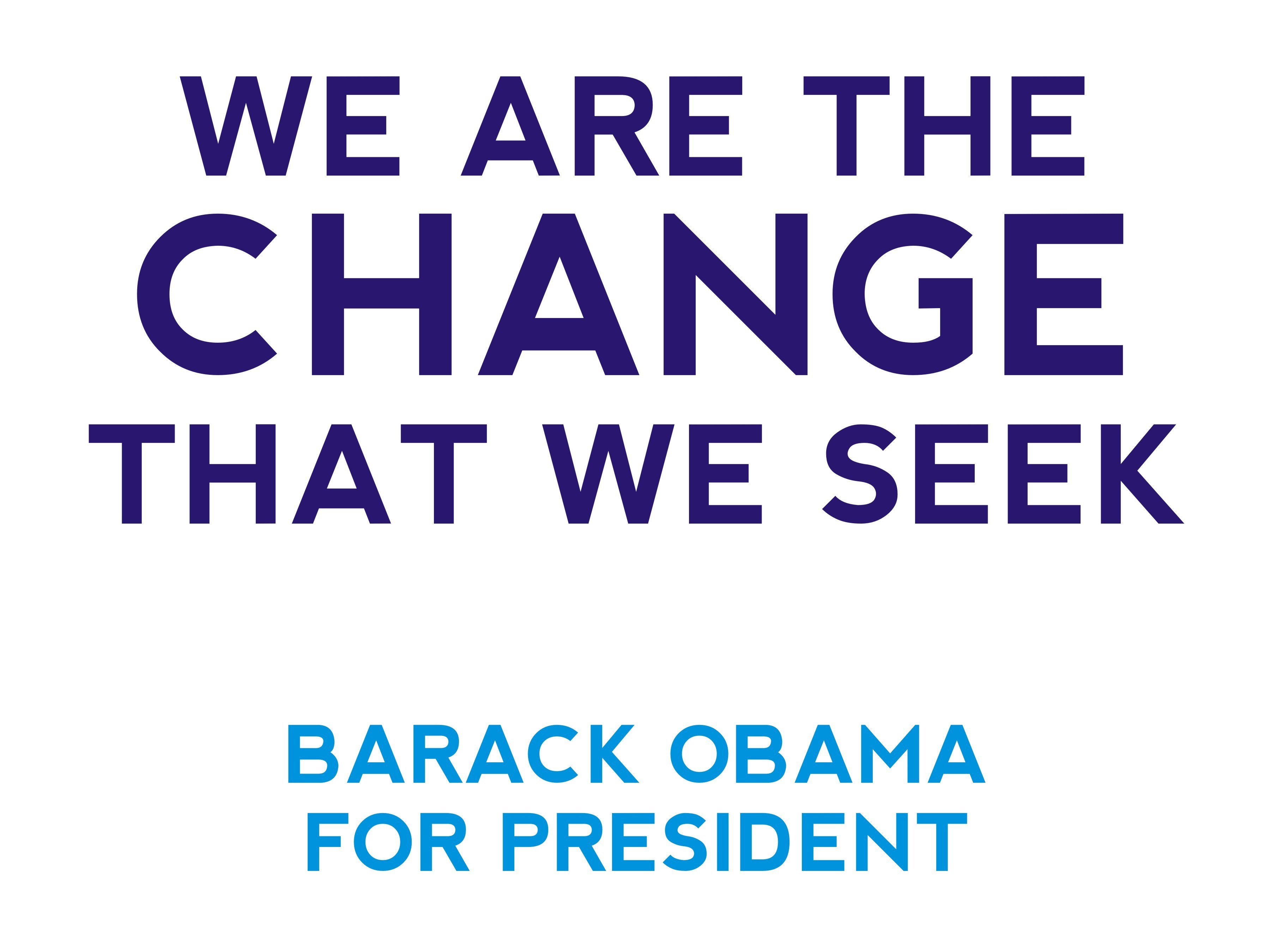 Obama campaign slogan