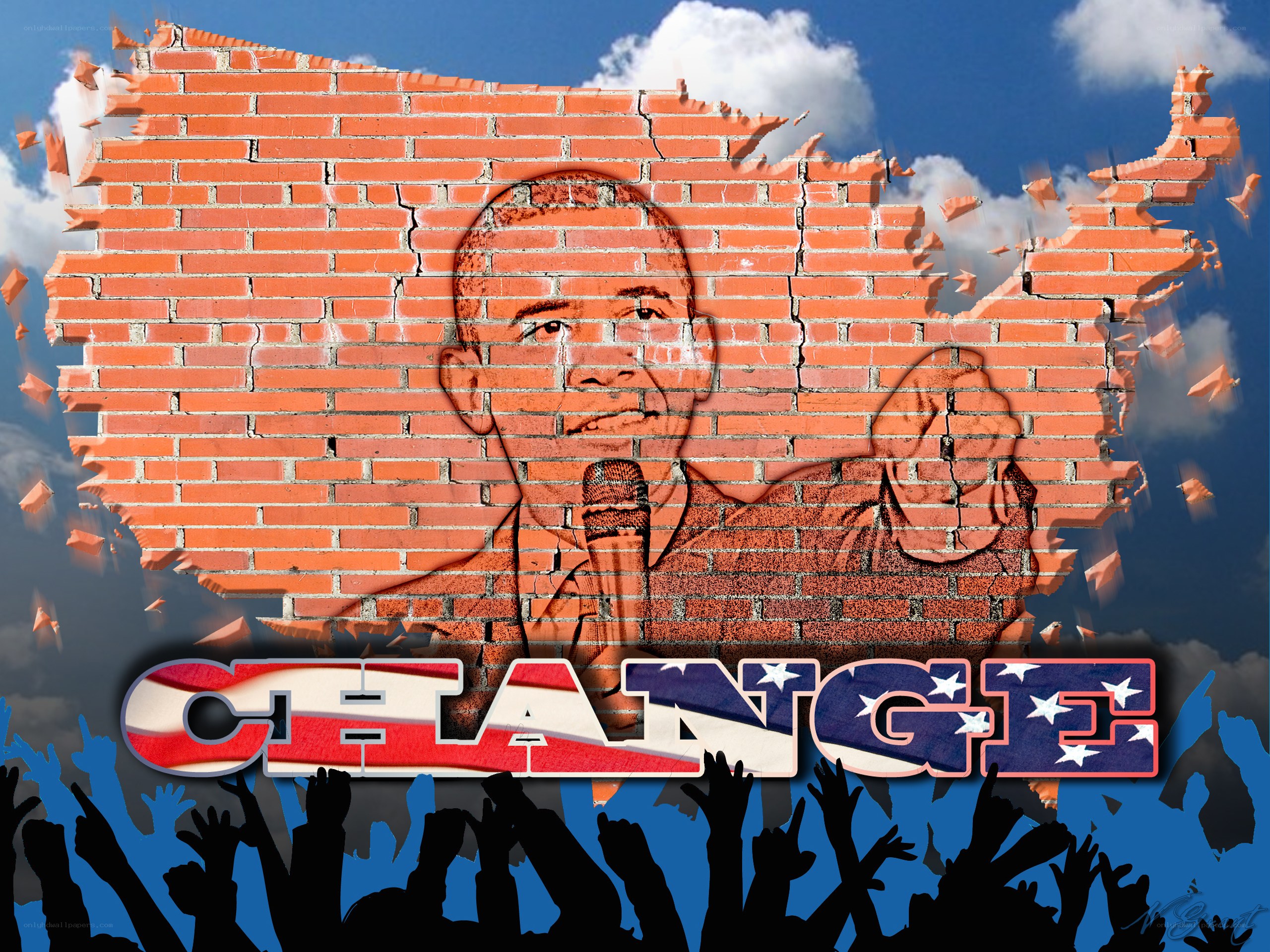 Obama Change Campaign Art