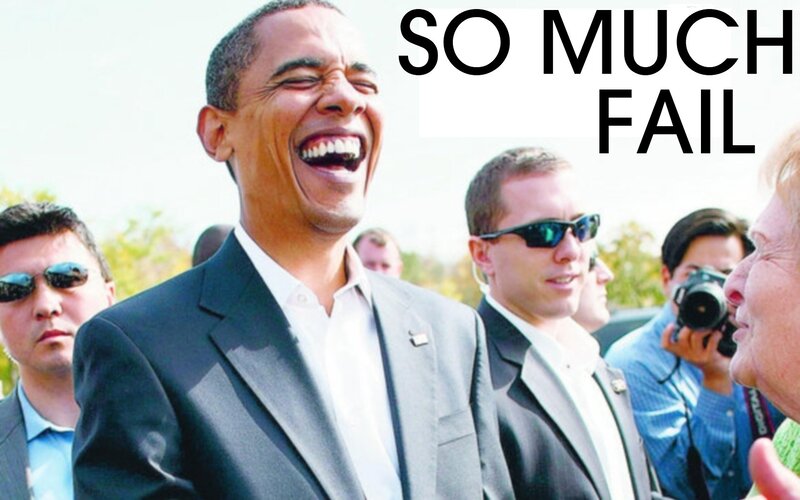 Obama laughing meme