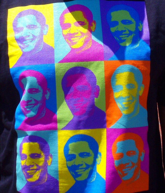 Obama pop art t-shirt