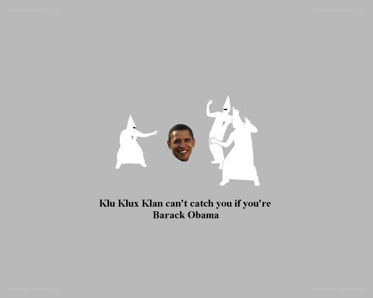 Obama vs KKK meme