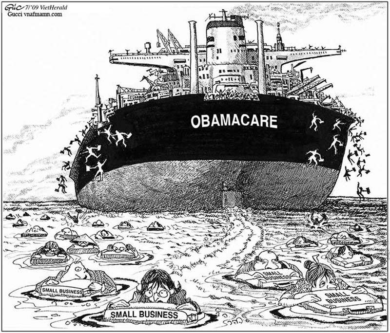 Obamacare ship sinking small businesses
