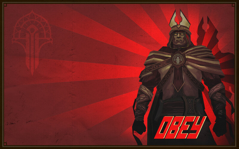Obey character poster