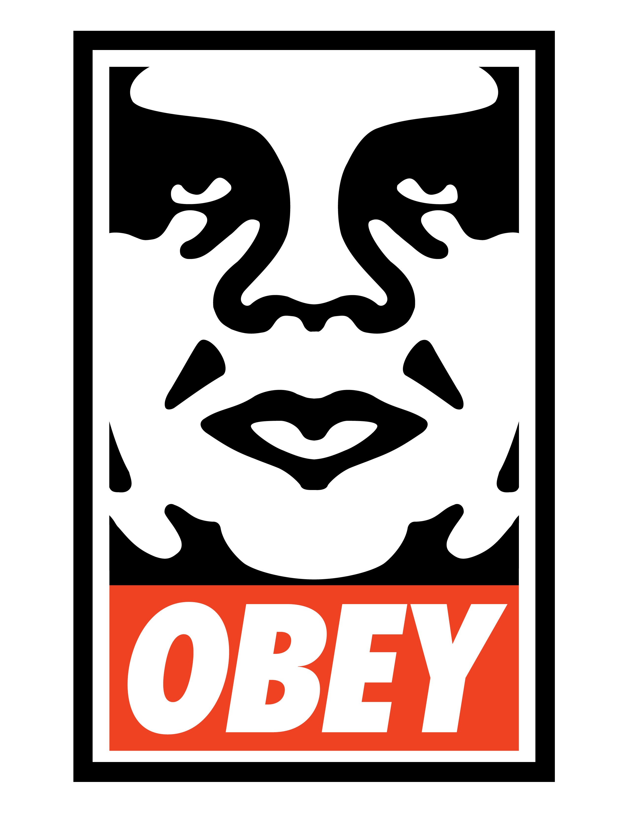 Obey street art poster