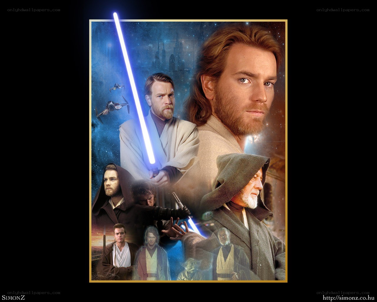 Obi-Wan Kenobi collage