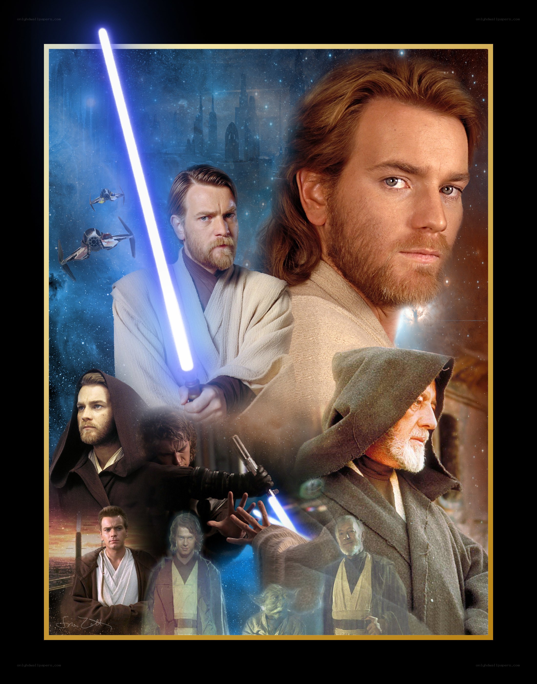 Obi-Wan Kenobi collage