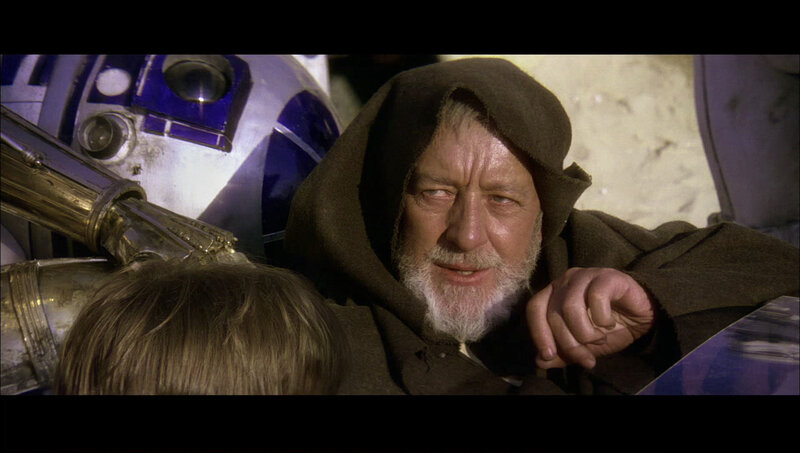 Obi-Wan Kenobi in a scene