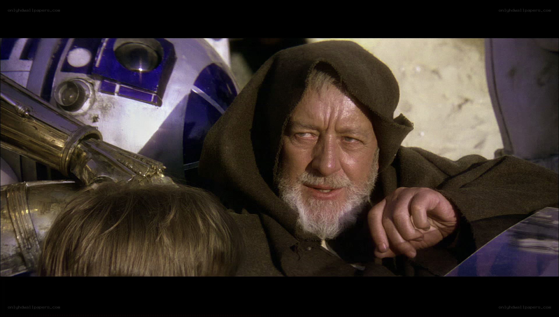 Obi-Wan Kenobi in a scene