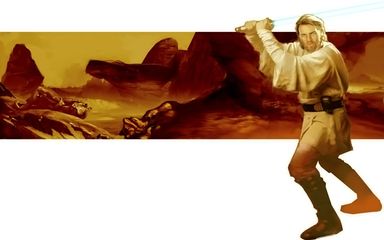 Obi-Wan Kenobi in combat