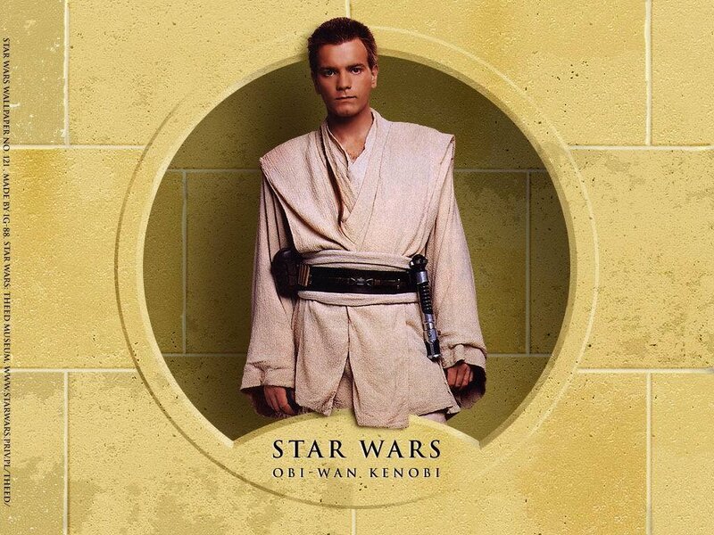 Obi-Wan Kenobi in Jedi robes