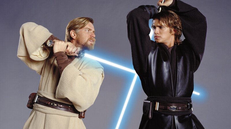 Obi-Wan vs Anakin lightsaber duel