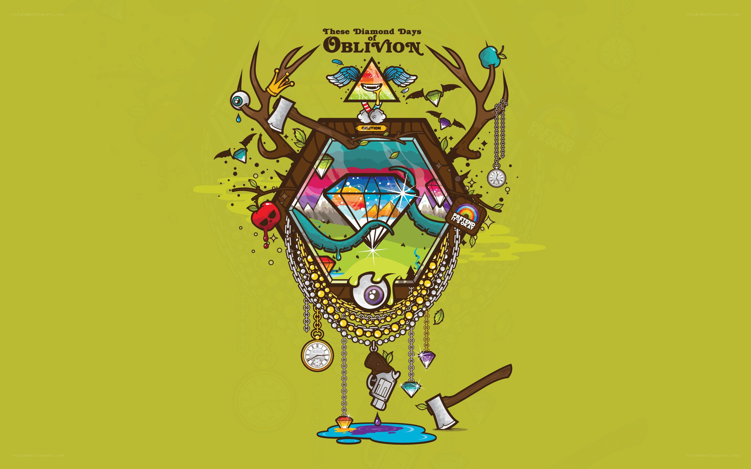Oblivion Diamond Days artwork
