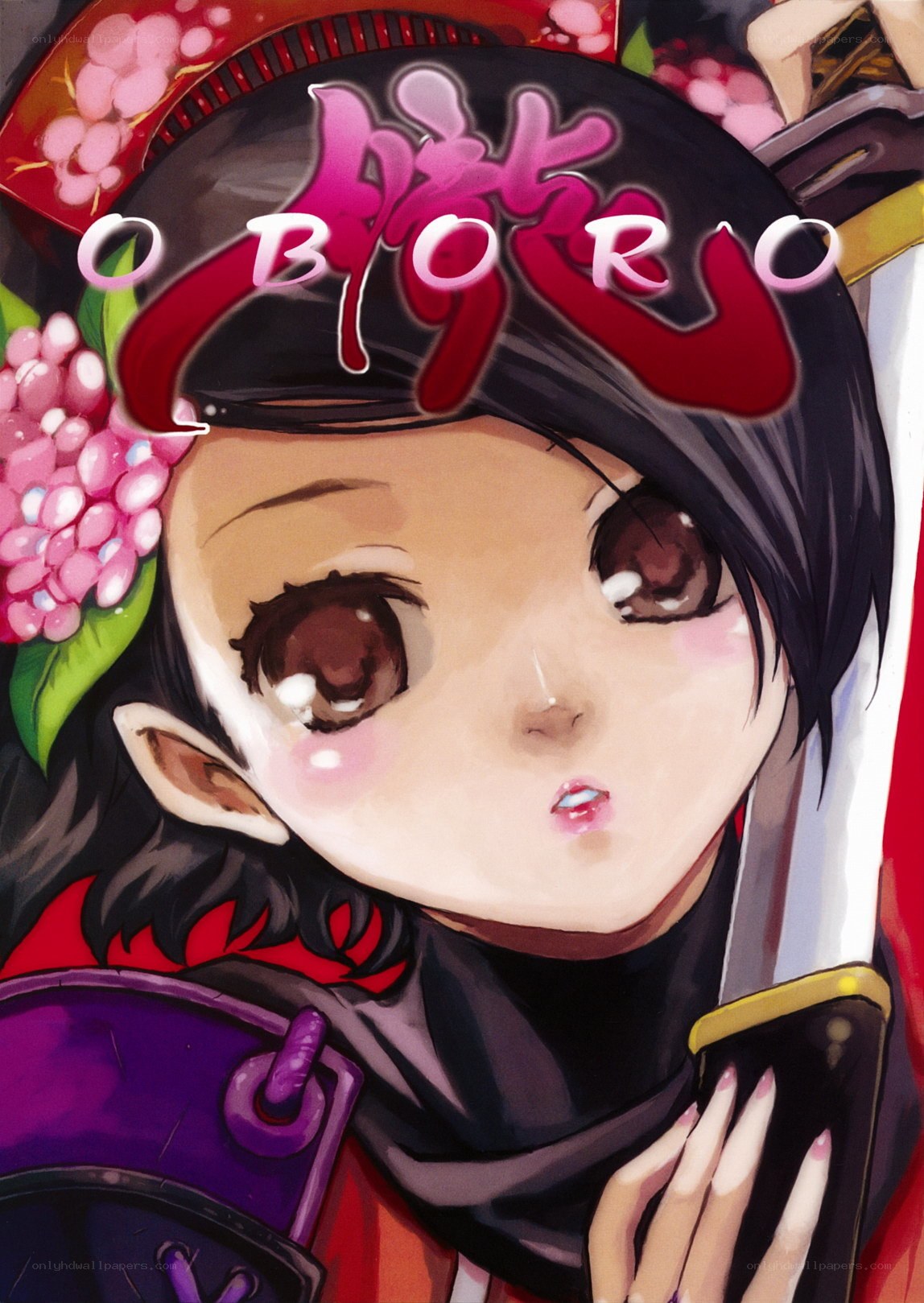 Oboro anime character art