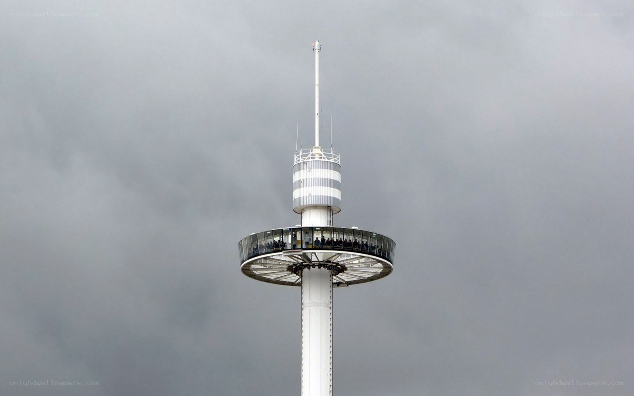 Observation deck on a tall tower