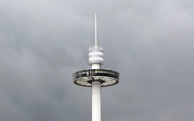 Observation deck on a tall tower