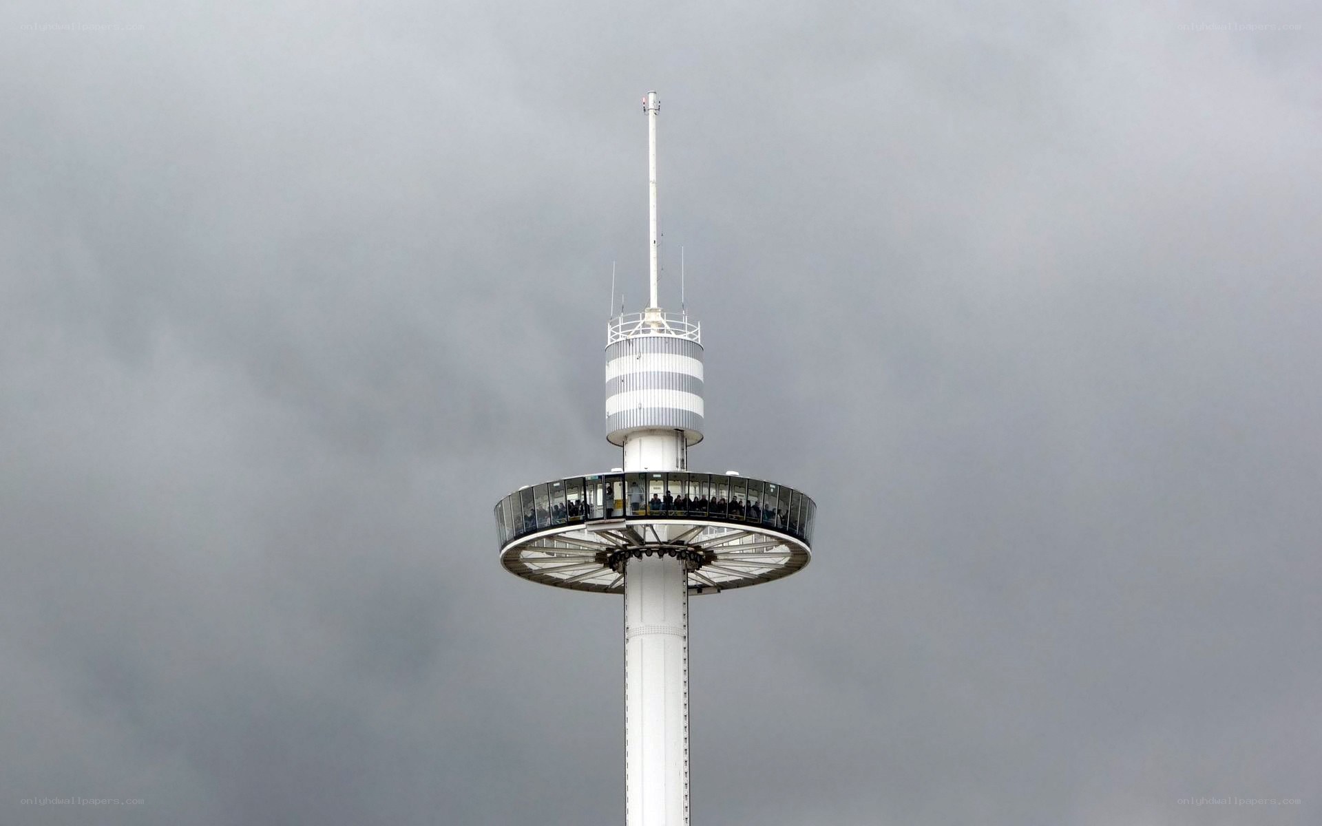 Observation deck on a tall tower