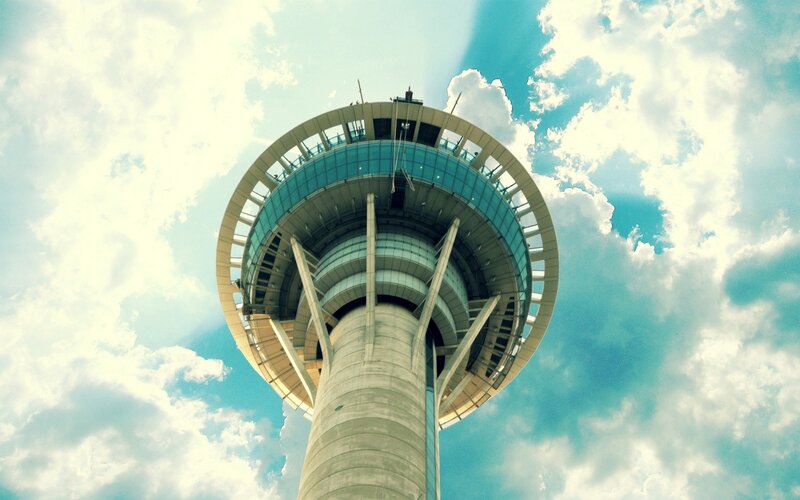 Observation Tower — Blue