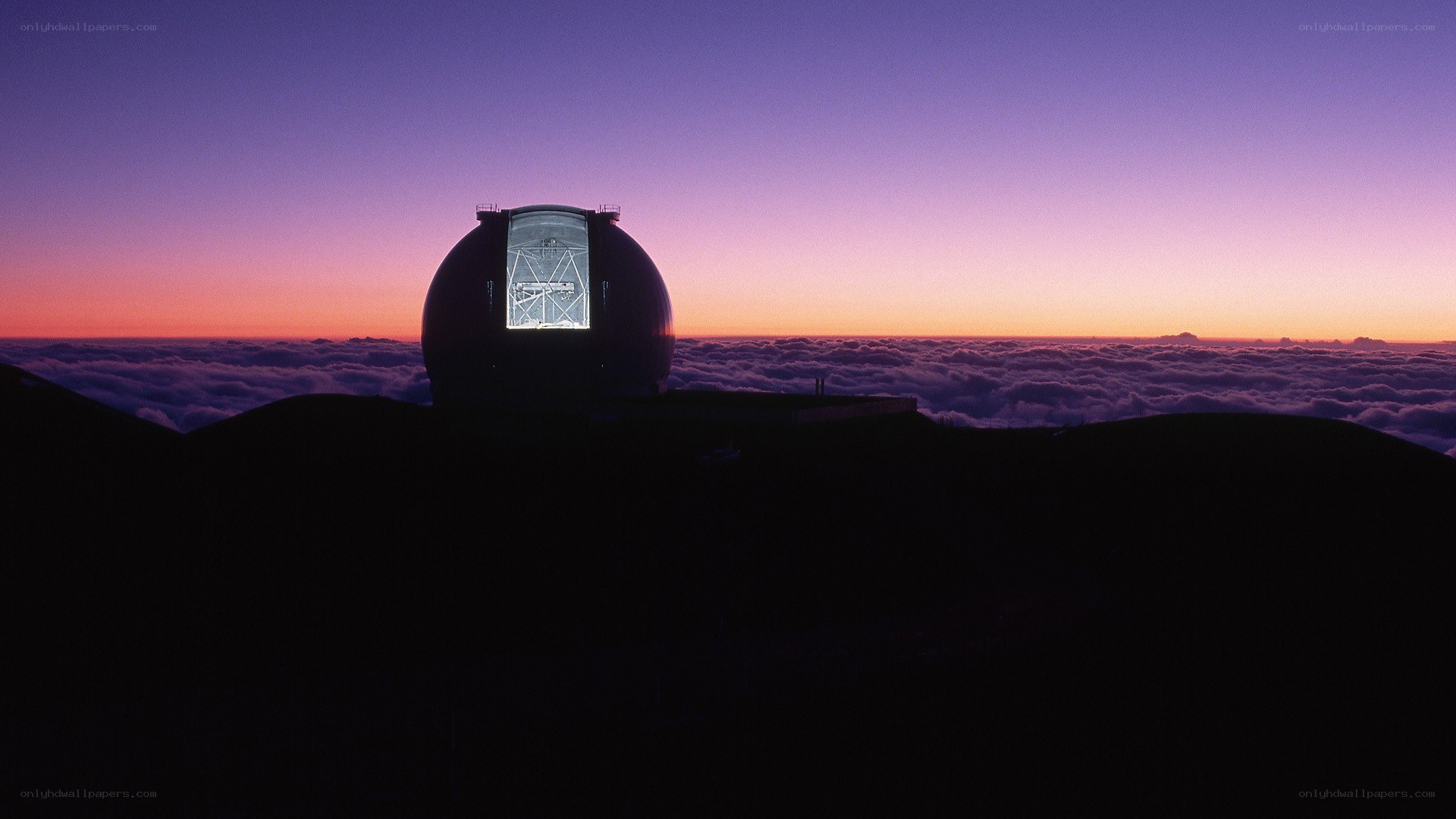 Observatory above the clouds