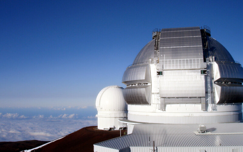 Observatory Domes — Blue