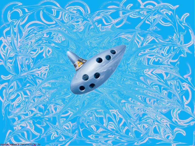 Ocarina of Time in water