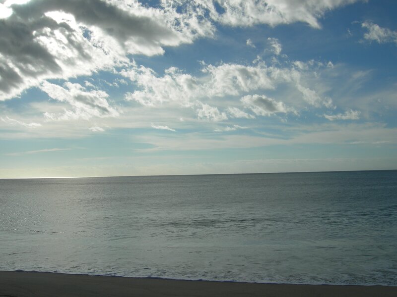 Ocean and Cloudy Sky