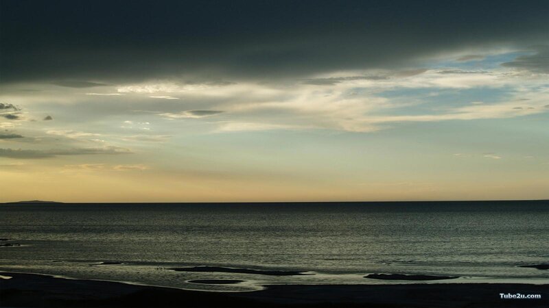 Ocean at Dusk — Gray, Dramatic, Sunset