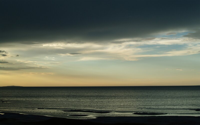 Ocean at Dusk — Gray