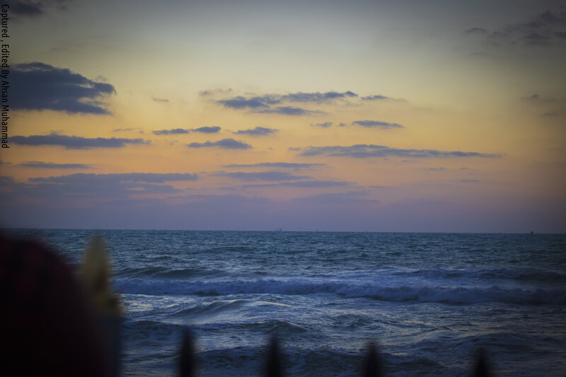Ocean at Dusk — Yellow