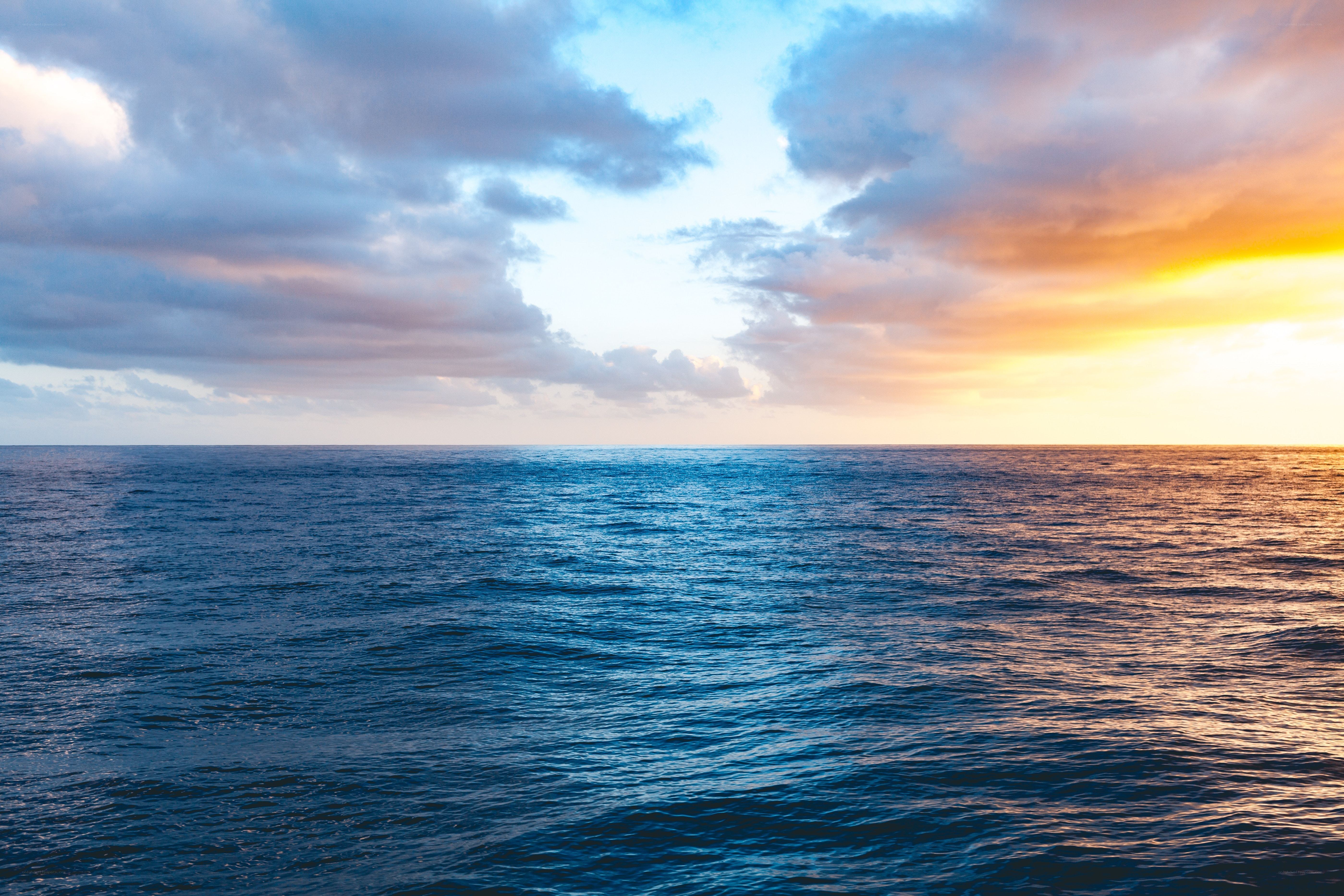 Ocean at sunset