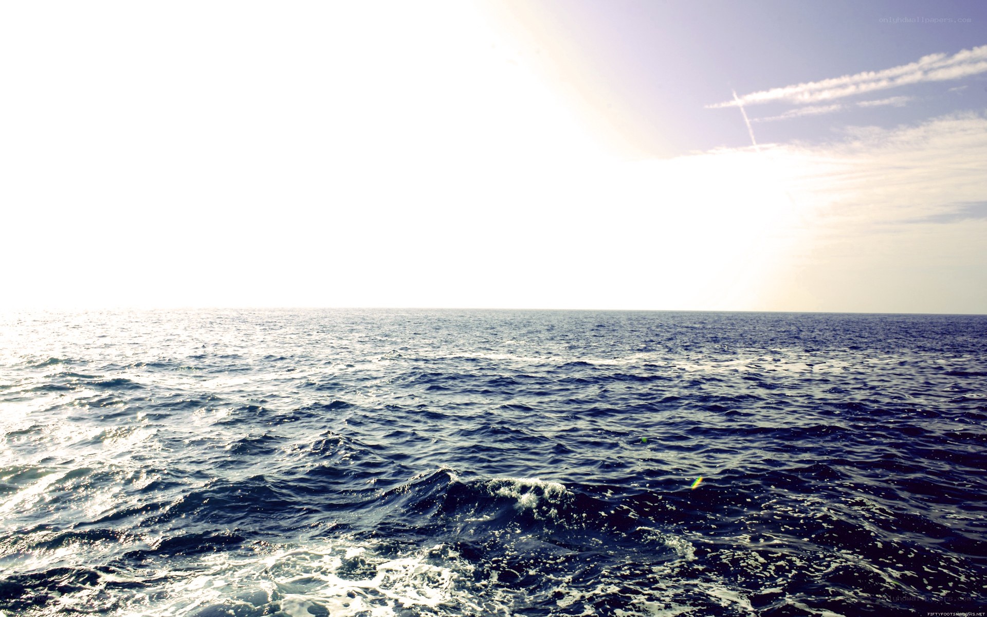 ocean at sunset