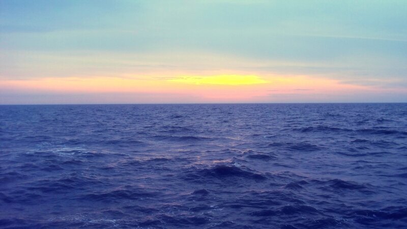 Ocean at sunset