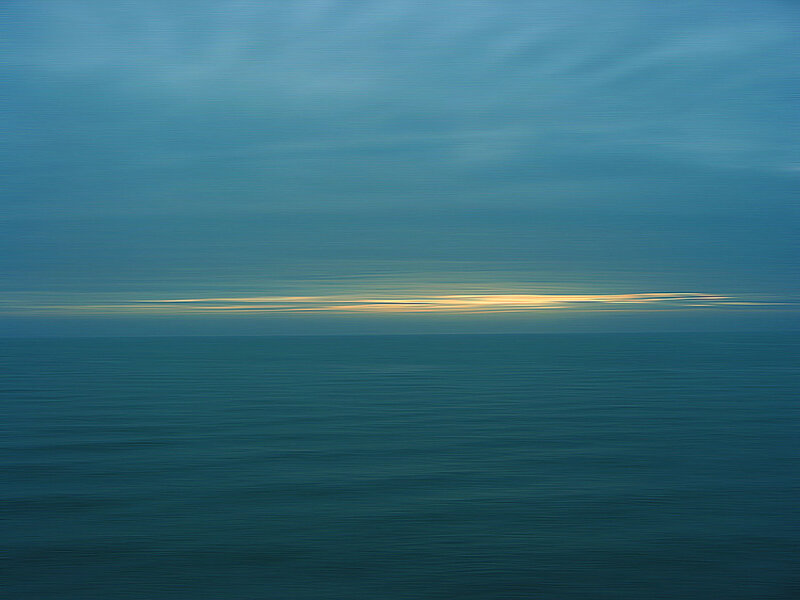 Ocean at Twilight — Blue