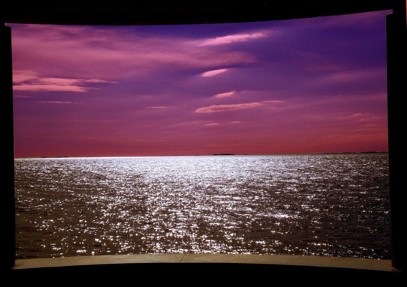 Ocean at Twilight — Purple, Dramatic, Sunset