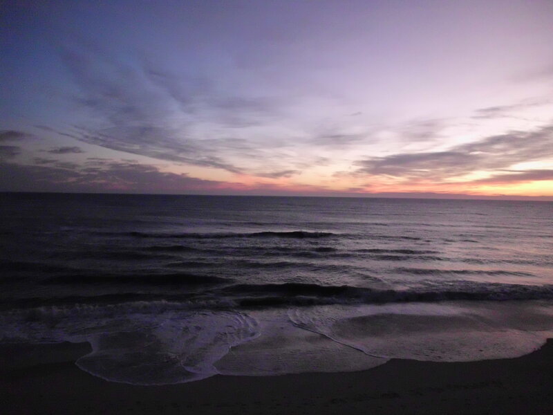 Ocean at Twilight — Purple