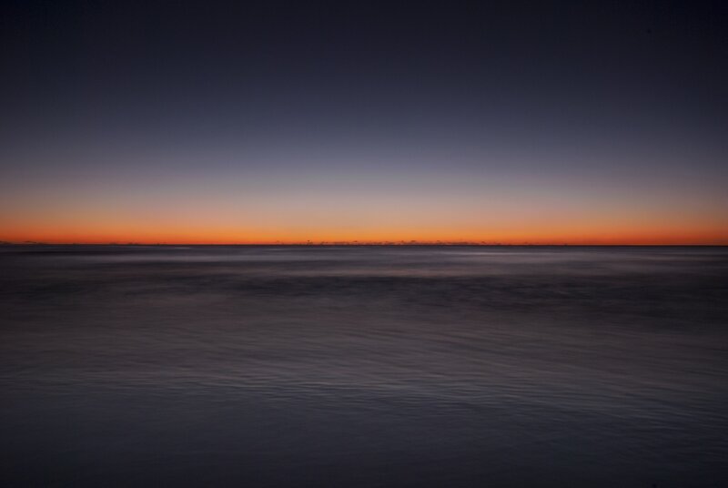 Ocean at twilight