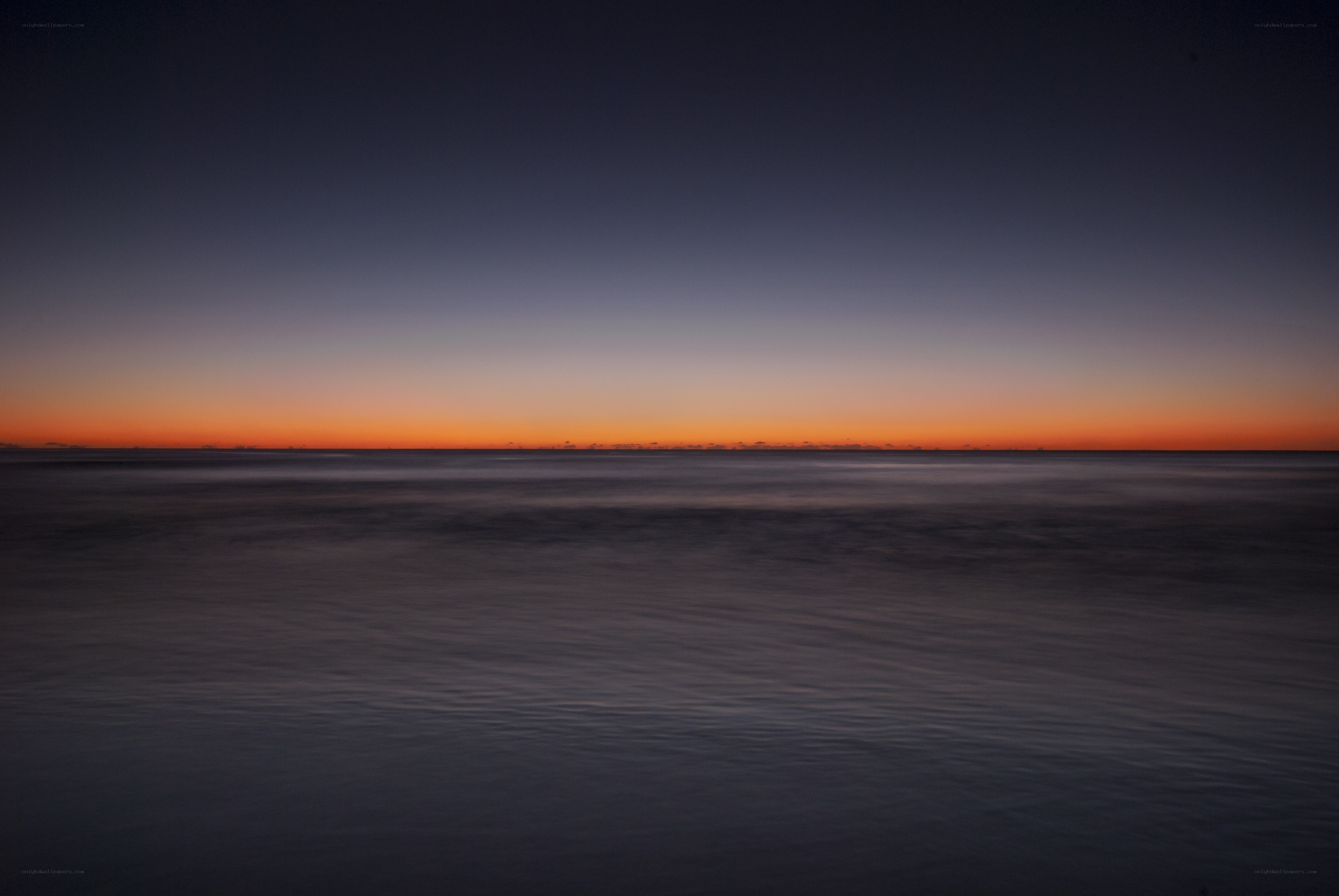 Ocean at twilight